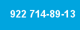 922 714-89-13